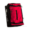 Sports backpack, two rubber handles, one shoulder strap can change to duffel bag